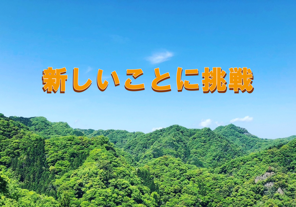 2025年新人ブログデビュー⑧新しいことに挑戦